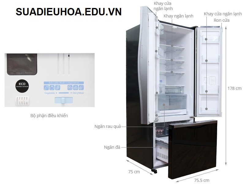 Trả góp 0%] Tủ lạnh Panasonic Inverter 170 lít NR-BA190PPVN - Miễn phí vận  chuyển HCM - MixASale