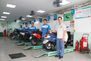 Quy trình bảo dưỡng xe Vespa chính hãng - VESPA TOPCOM