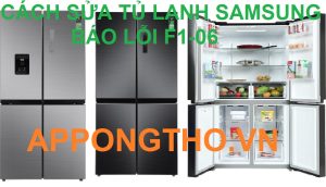Ý nghĩa mã lỗi F1-06 ở tủ lạnh Samsung Side By Side là gì?