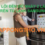 Tủ lạnh Samsung nháy đèn đỏ 2 lần là hỏng gì?