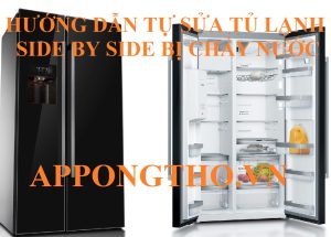 Chảy nước tủ lạnh Side by Side có phải do bảo trì sai không?